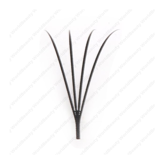 4D Matte Black  Ellipse Premade fans eyelashes