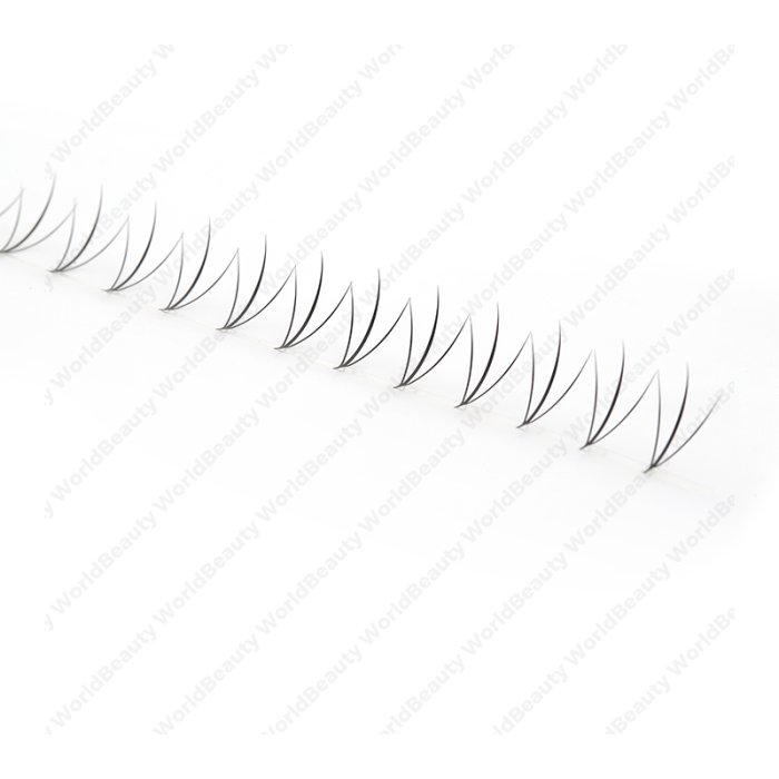 3D Matte Black  Ellipse Premade fans eyelashes