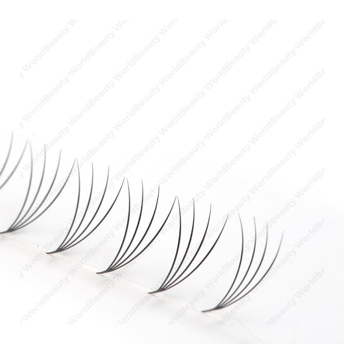 4D Matte Black  Ellipse Premade fans eyelashes