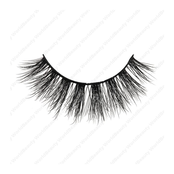 Soft&deep black vegan lashes FDM09