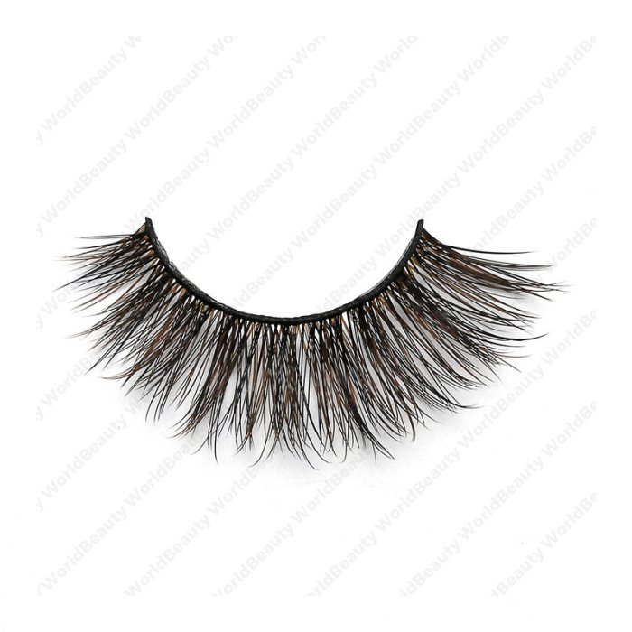 3D Colored  silk lashes-60F